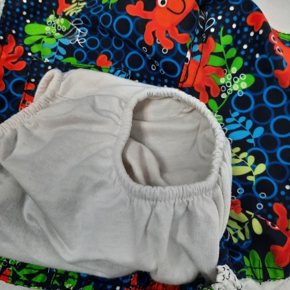 The Children's Place Crab Under the Sea Swim Trunks Boys Size 6/9‎ Months Infant - Picture 6 of 6